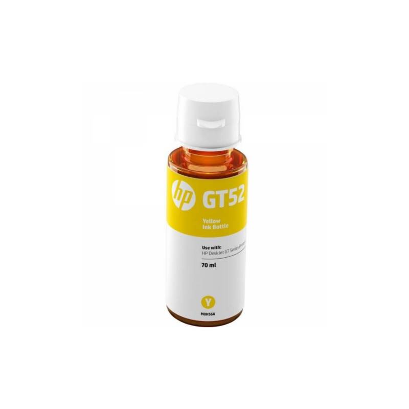 Botella de Tinta HP GT52 Yellow | Para Ink Tank 315/110/115/415 - DeskJet GT-5810/5820 - Smart Tank 580 / 750