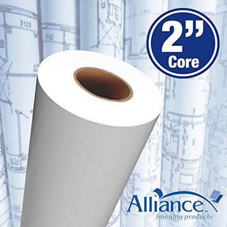 Rollo de Papel Alliance Bond 36" X 150 Pies, 92 brillantes, 20lb, núcleo de 2" para Ploter - 36150