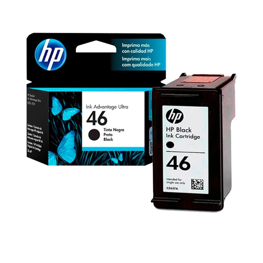 Tinta HP 46 Negra - CZ637AL