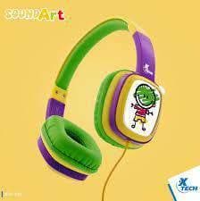 Audifono XTech SOUND ART XTH350 AMARILLO-Para niños