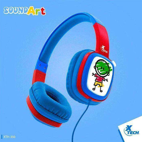 Audifono XTech SOUND ART XTH350 AZUL-Para niños