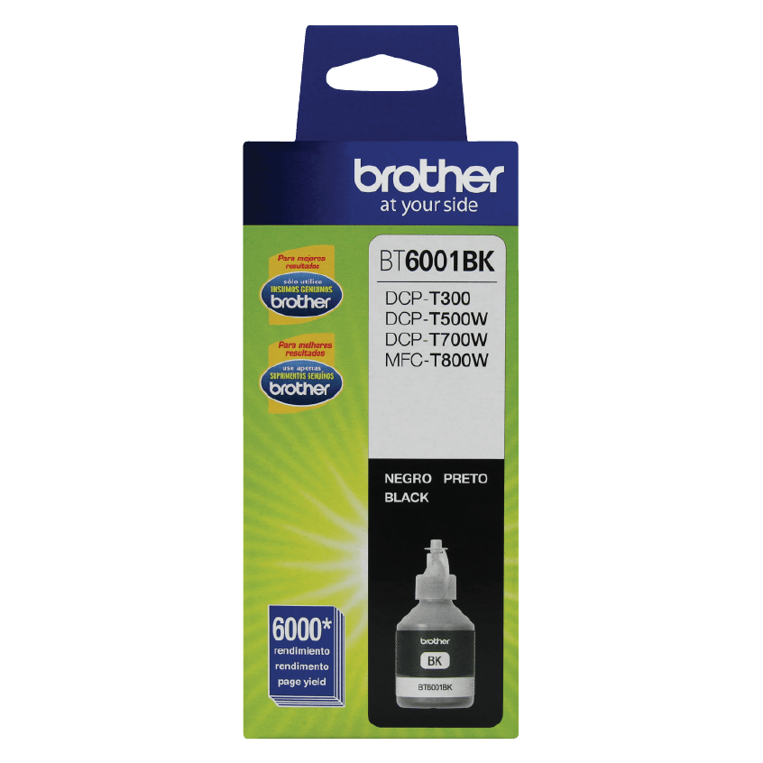 Botella de Tinta Brother BT6001BK - Negro