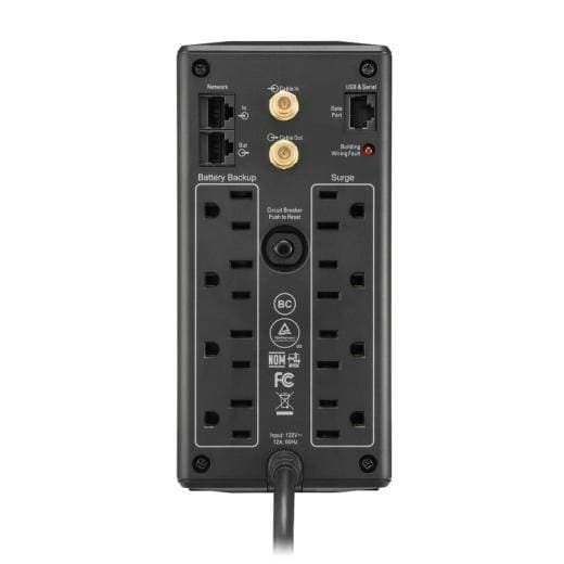 Back UPS Pro APC BX 850VA, 8 Outlets, AVR, LCD interface, LAM 60Hz - BX850M-LM60