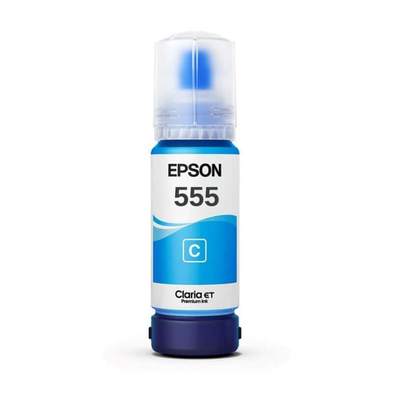 Botella de Tinta Epson T555220 - Cyan | Ecotank L8160/L8180