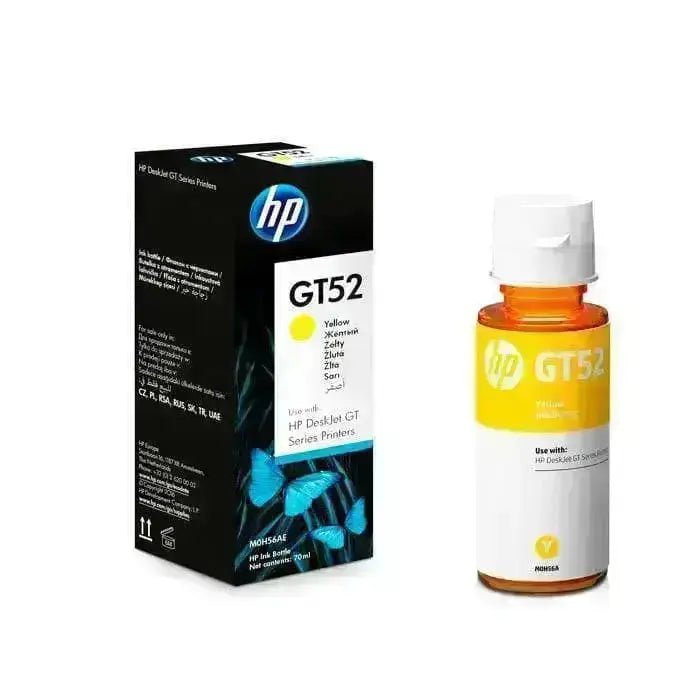 Botella de Tinta HP GT52 Yellow | Para Ink Tank 315/110/115/415 - DeskJet GT-5810/5820 - Smart Tank 580 / 750