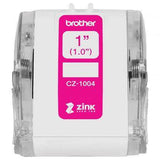 Brother Rollo de Etiqueta CZ-1004 - 1" ancho x 16 ft de largo para VC-5000W