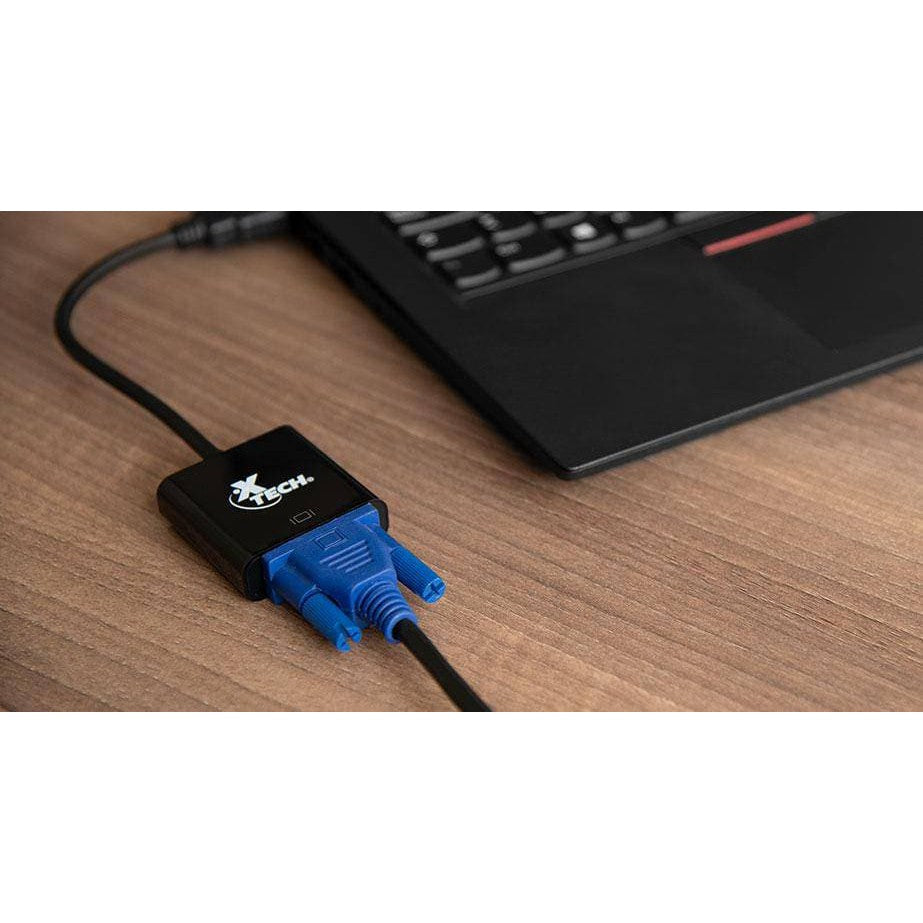 Cable HDMI XTECH Macho a VGA Hembra XTC-363