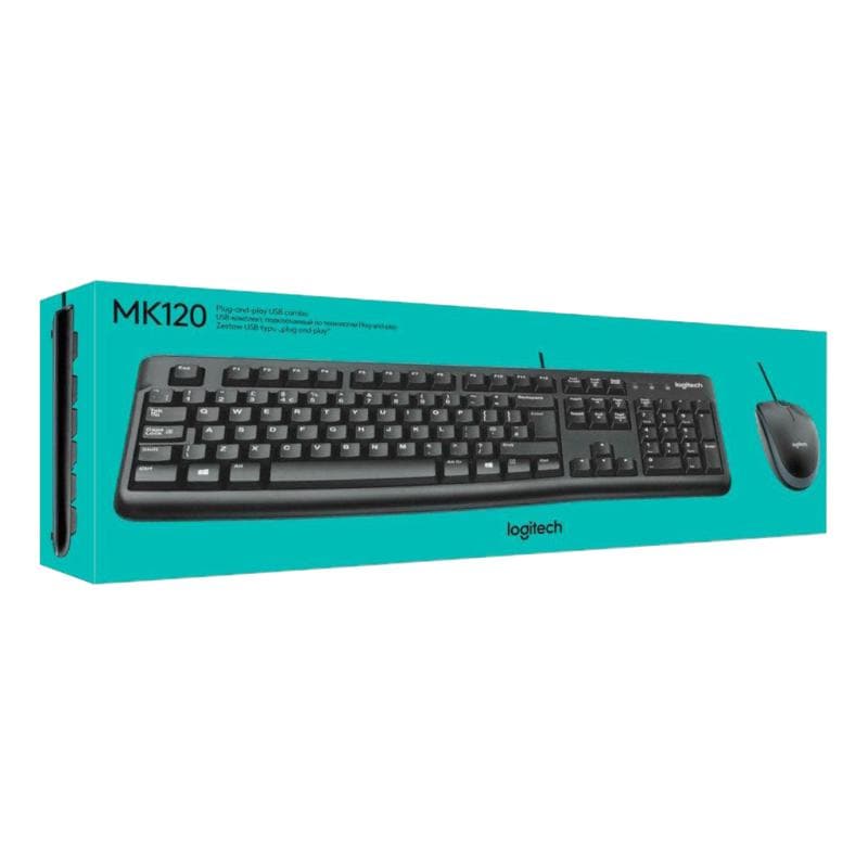 Combo Teclado Mouse Logitech - Español Logitech MK-120 / MK120