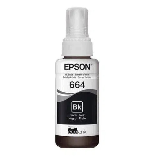 Tinta Epson T664120 Negro (664) | Ecotank L350/L355//L365/L375/L395/L475/L575/L555
