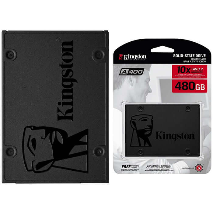 Disco Duro Estado Solido SSD 480GB Kingston A400 SA400S37/480G