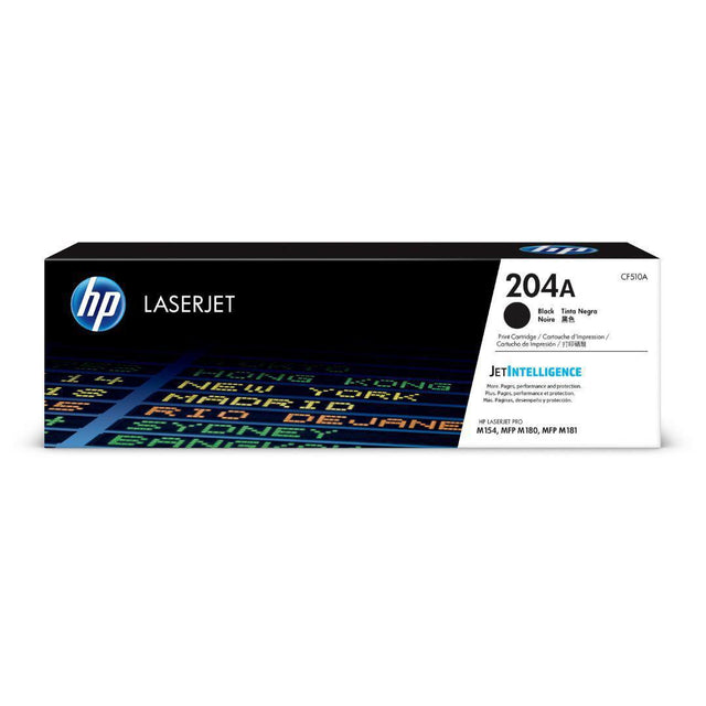 Toner Hp CF510A - 204A - Negro | Para LaserJet Pro M180 / M154 / M181