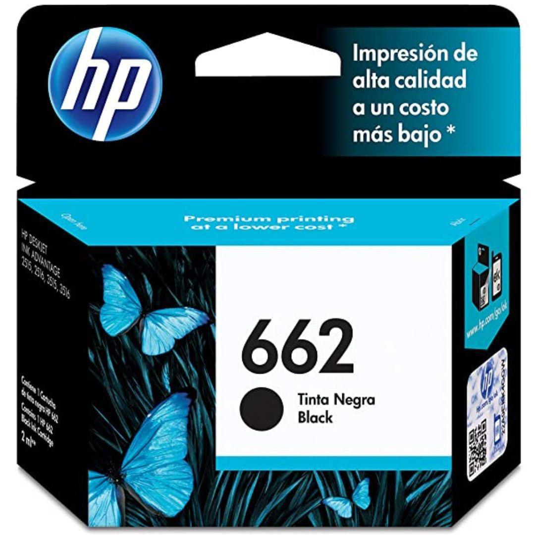 Tintas HP 662 Negra - CZ103AL| Deskjet 3545 / 2645