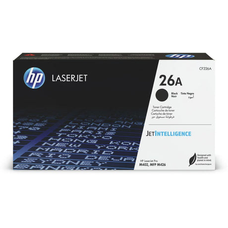 Toner Hp CF226A - 26A Negro | Para LaserJet Pro M402 / M426