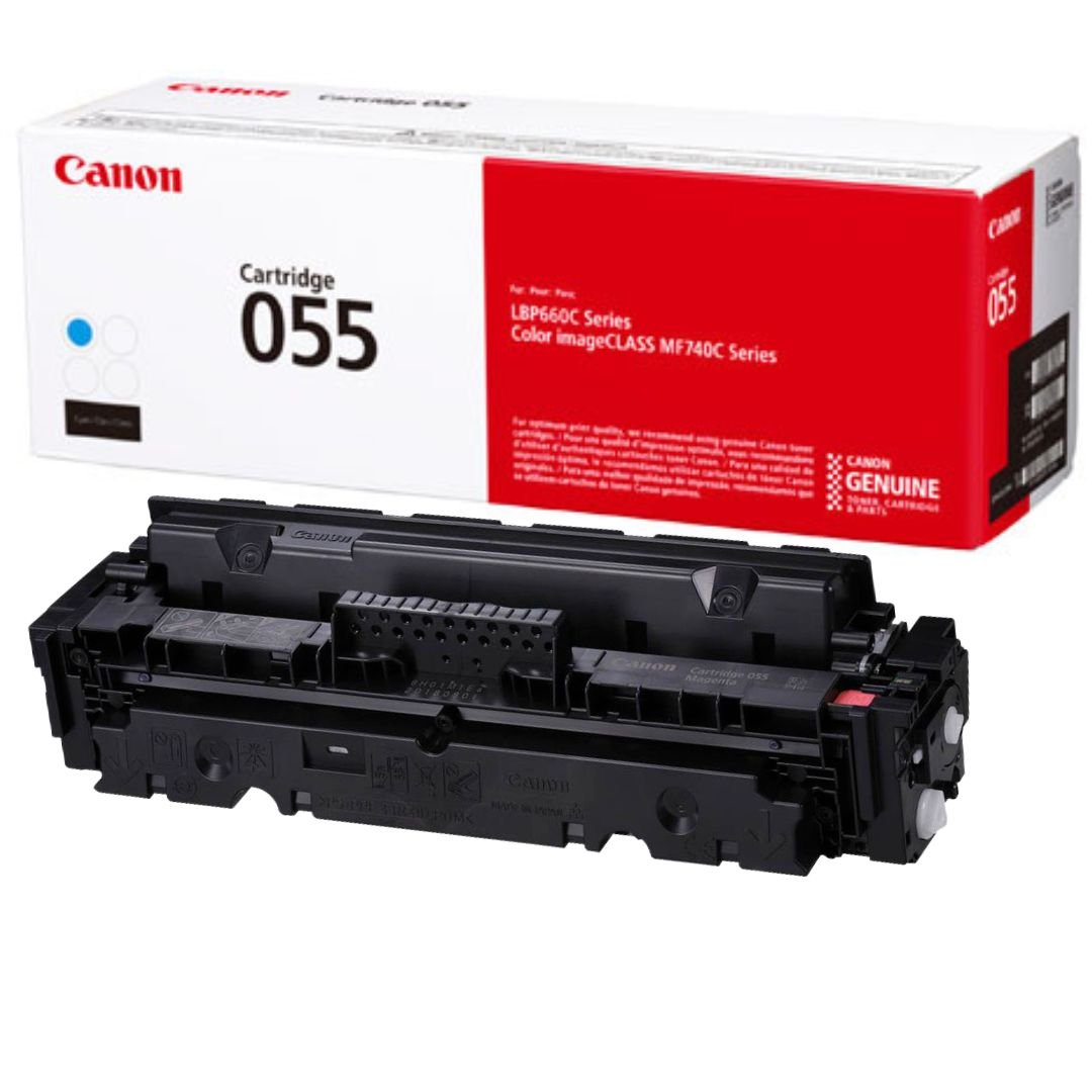 Toner Canon 055 Cyan | Para ImageClass MF743Cdw / MF741Cdw / MF745Cdw / MF746Cdw / LBP664Cdw