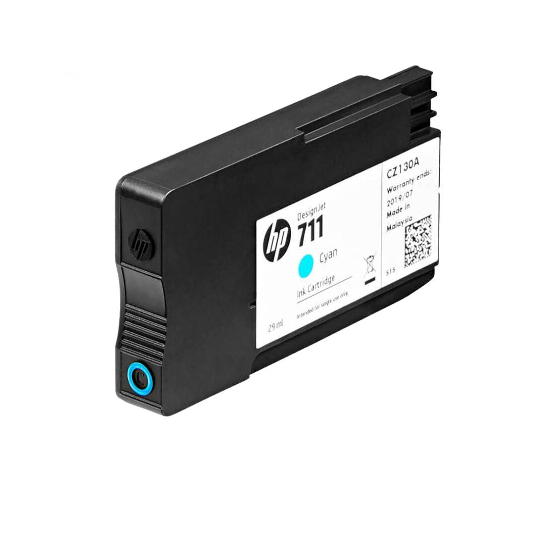 Tinta HP 711 - CZ130A - Cyan - HP DesignJet T120 - T130 - T520 - T530