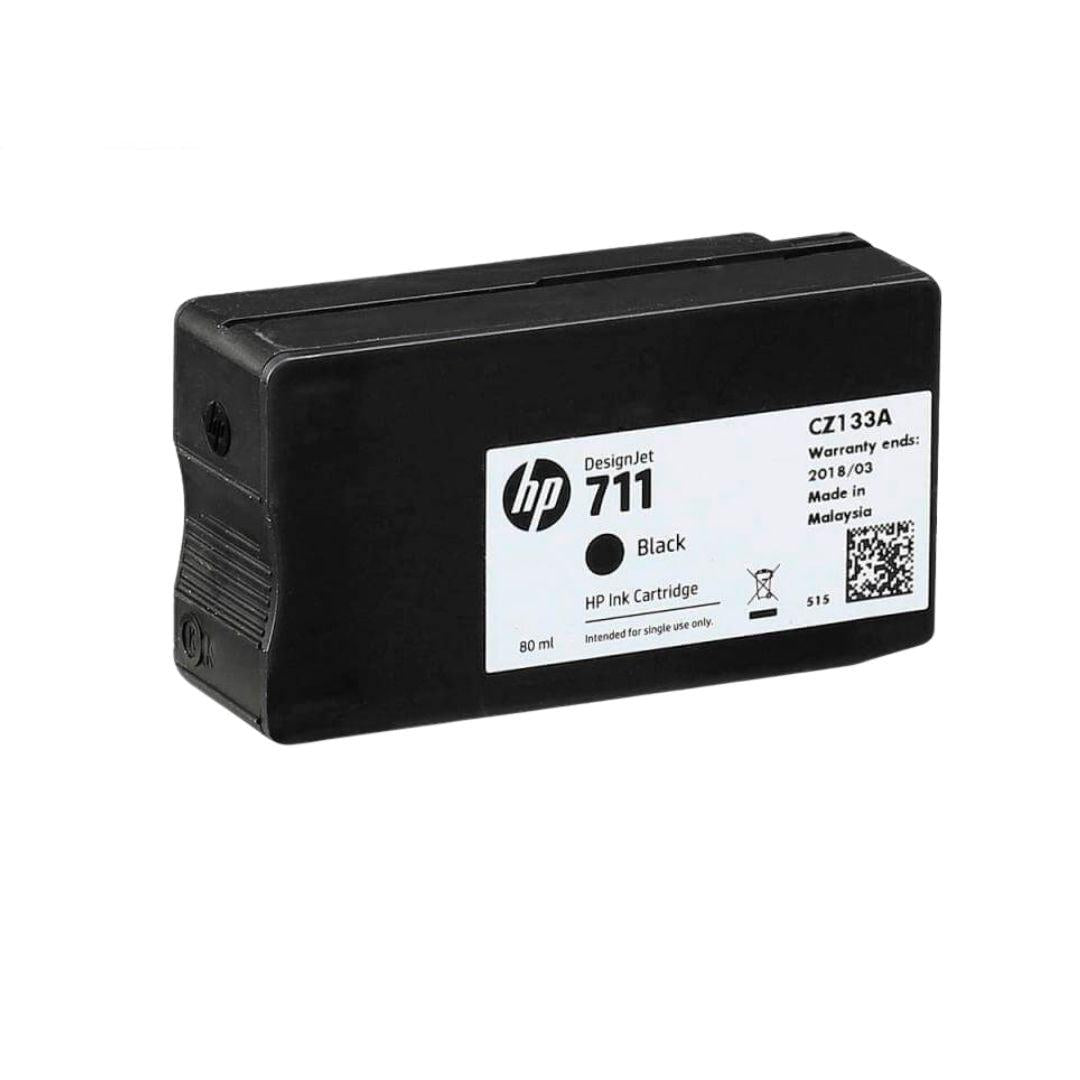 Tinta HP 711 - CZ133A - Negro - Alto Rendimiento - ploter | DesignJet T530 / T520 / T130 / T120