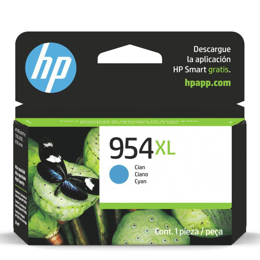Tinta HP 954XL Cyan - L0S62AL | OfficeJet Pro 7740/8210/8710/8720/8740