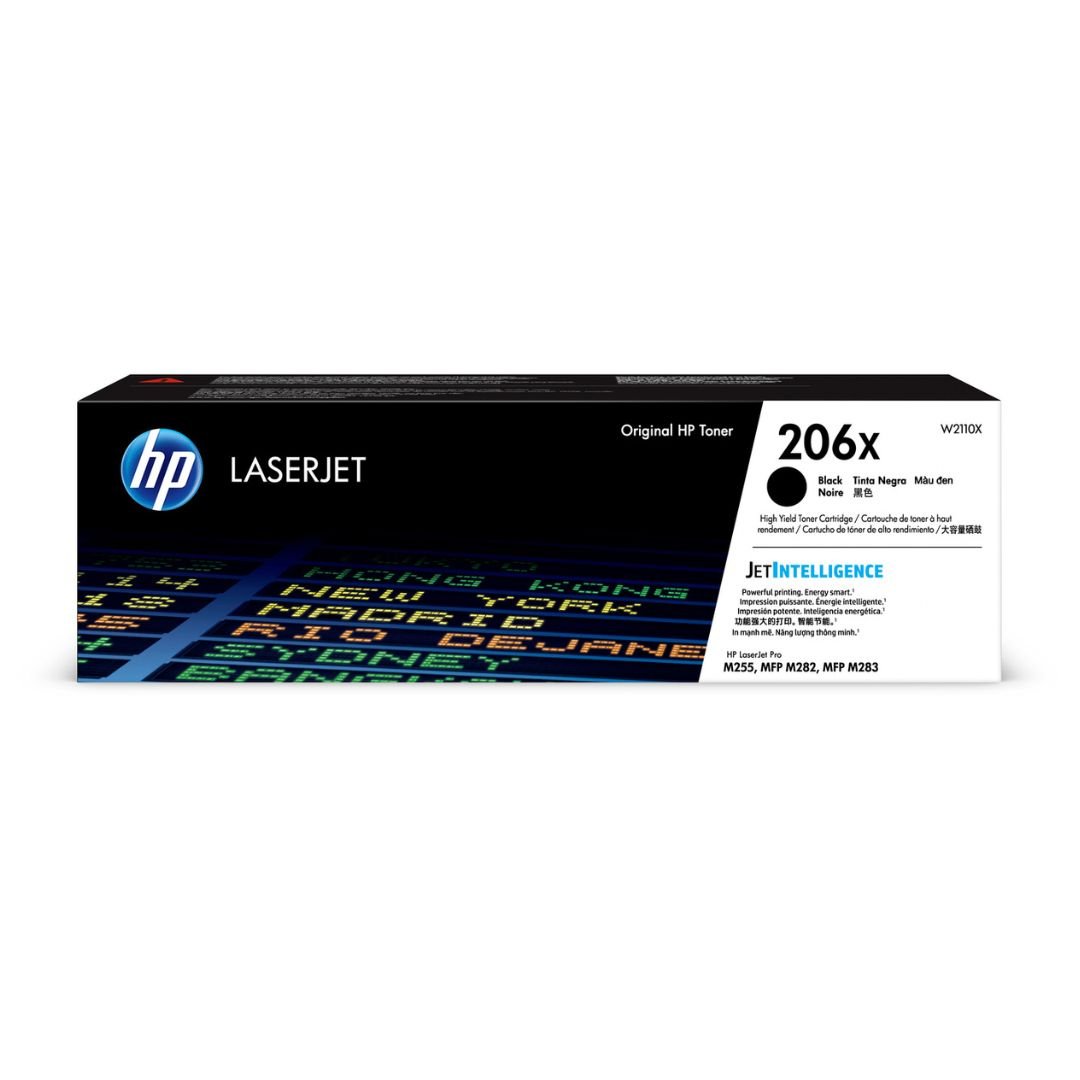 Toner Hp W2110X - 206X - Negro -  W2110X