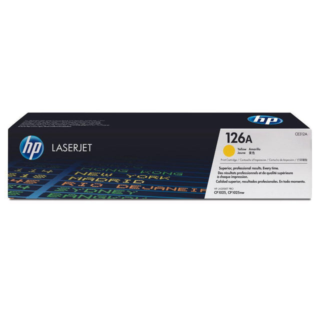 Toner Hp CE312A 126A Amarillo | Para LaserJet Pro CP1025 / M175