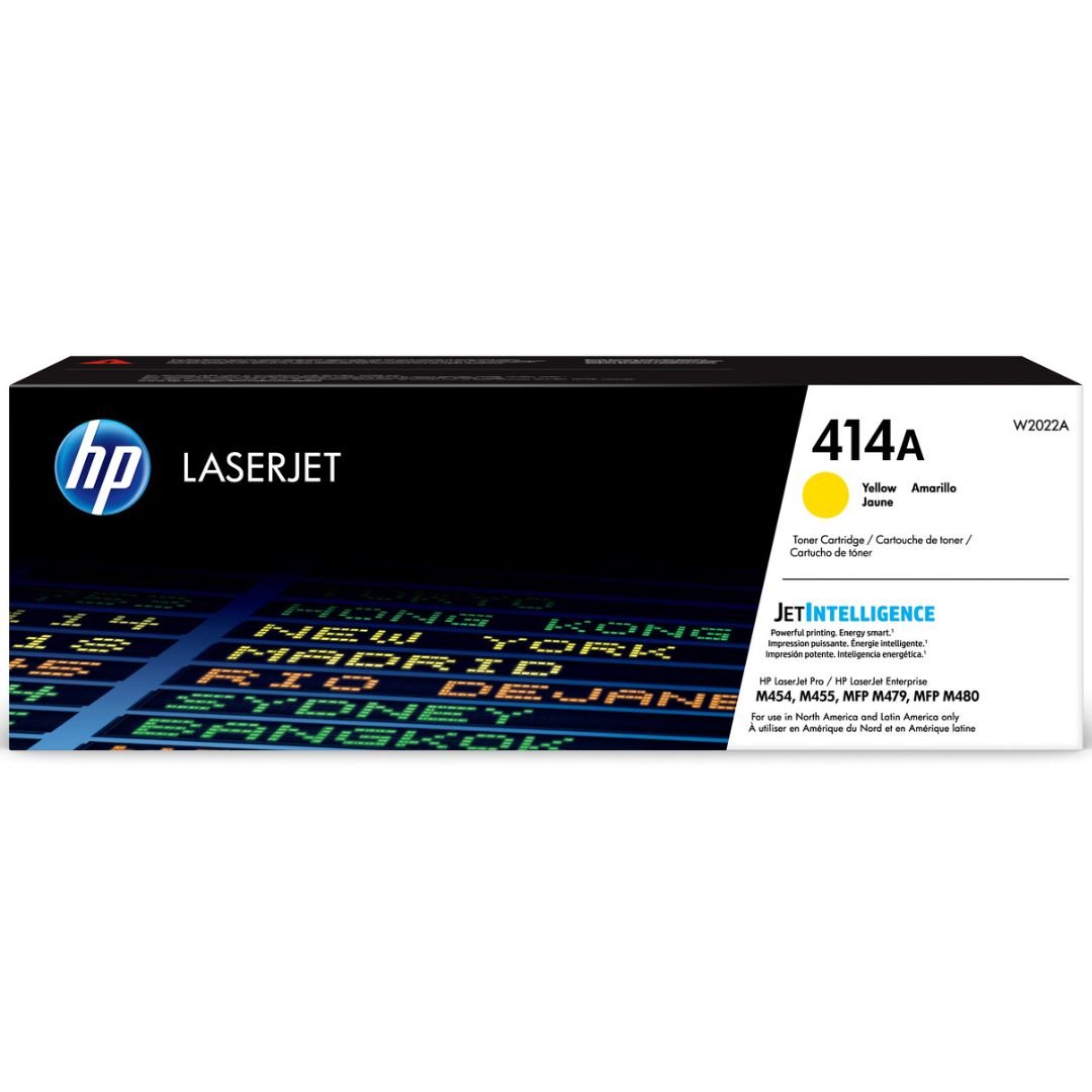 Toner Hp W2022A 414A - Amarillo | Para LaserJet Pro M454 / M479