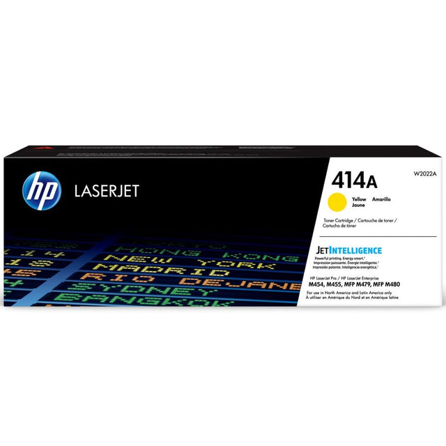 Toner Hp W2022A 414A - Amarillo | Para LaserJet Pro M454 / M479