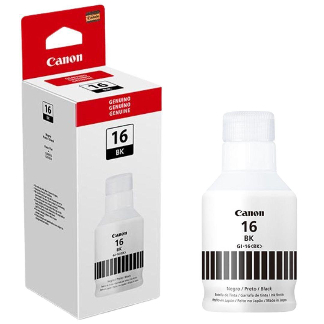 Botella de Tinta Canon GI-16 BK | Para Maxify GX6010 / GX7010 / GX4010