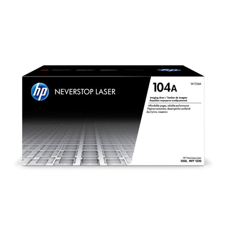 Tambor Hp W1104A - 104A Negro Láser Original | Para Neverstop Laser 1000a / 1000w / 1200a / 1200w