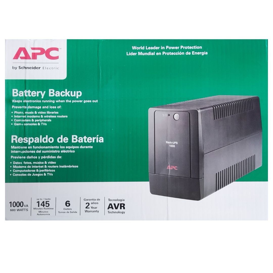 APC Back-UPS 1000 VA, 120 V, AVR | BX1000L-LM