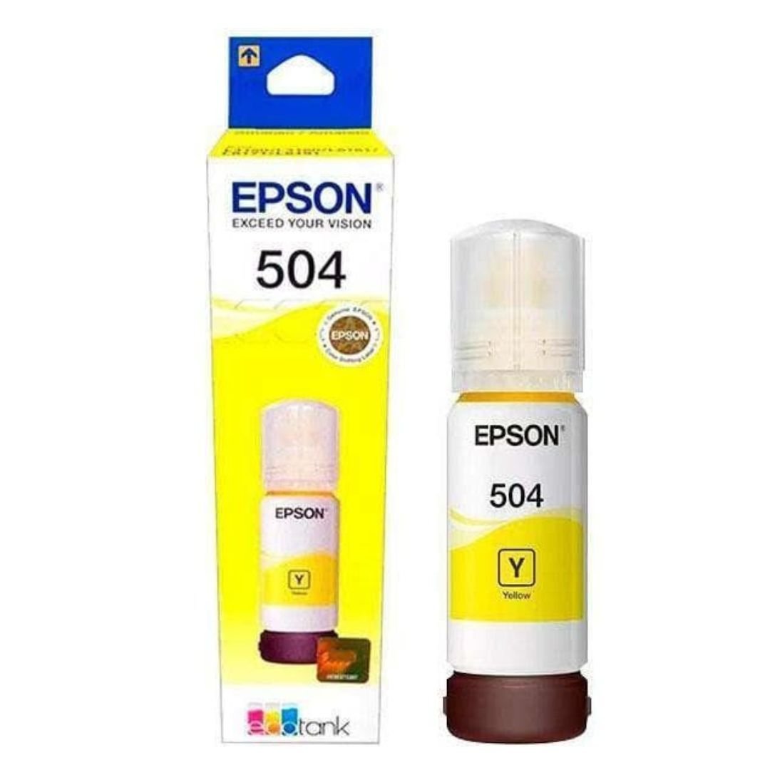 Tinta Epson T504420-AL -Yellow | Ecotank L4150/L4160/L4260/L6171/L6270/L14150
