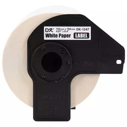 Etiqueta Brother DK-1247 - 4.07" x 6.4" - 180 etiquetas -  DK-1247