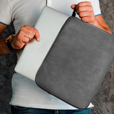 Funda de Gamuzapara Laptop SquareShield Gris - KNS-220GR