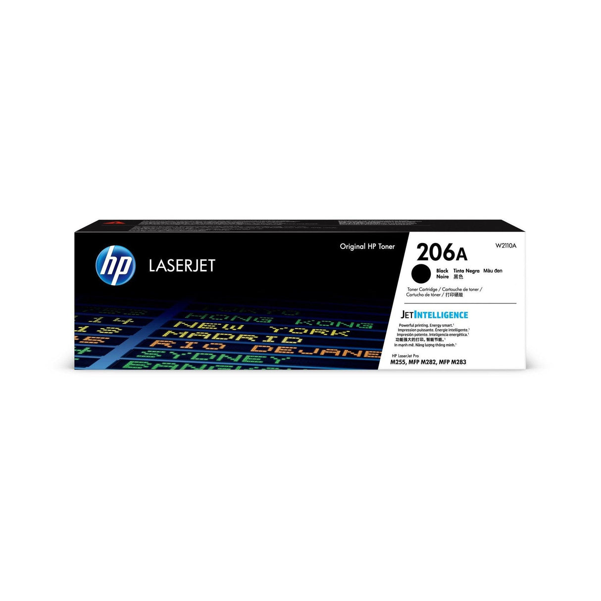 Toner Hp W2110A Negro - 206A | Para LaserJet Pro M255 / M282 / M283