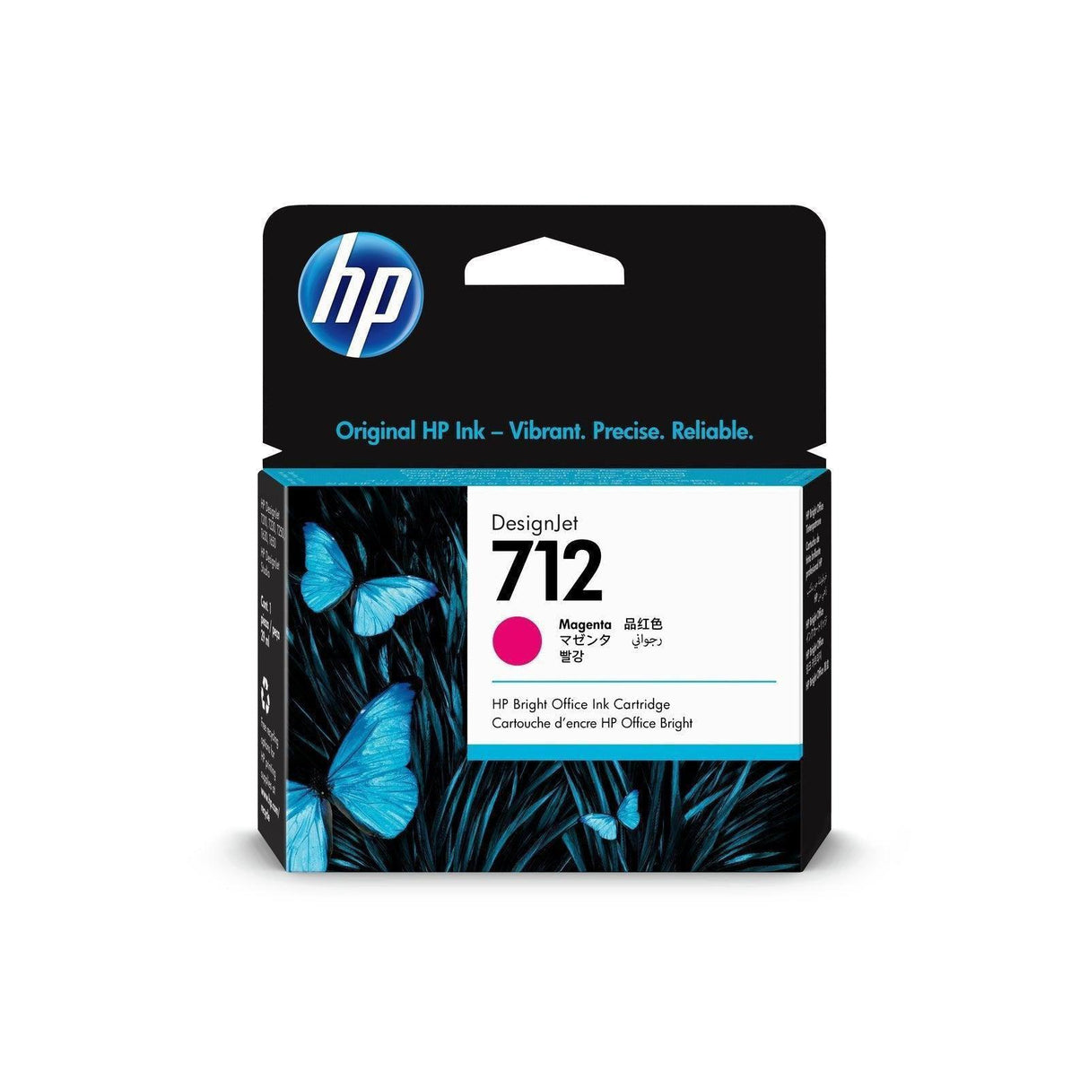 Tinta HP 712 Magenta-3ED68A para ploter | DesignJet T210/T230/T250/T630/T650