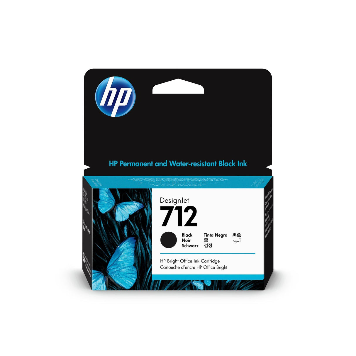 Tinta HP 712 Negro-3ED70A para ploter | DesignJet T210/T230/T250/T630/T650
