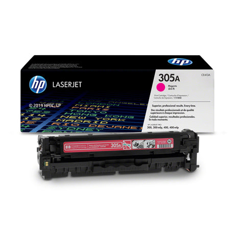 Toner Hp CE413A 305A Magenta | Para LaserJet Pro M451 / M375 / M475