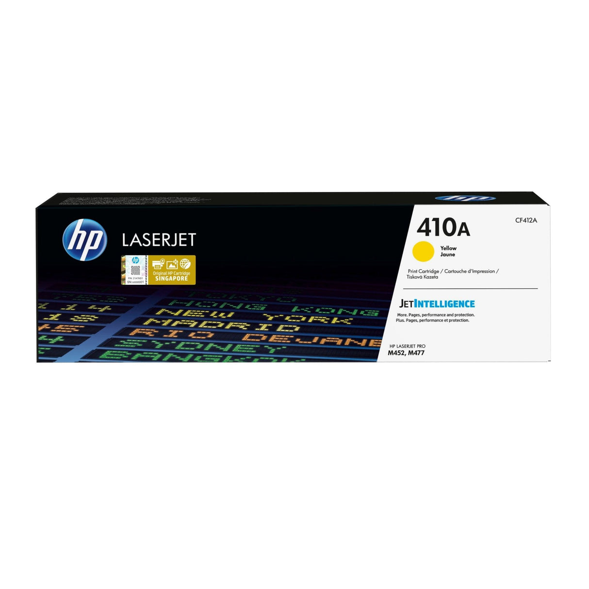 Toner Hp CF412A - 410A Amarillo | Para LaserJet Pro M452 / M477