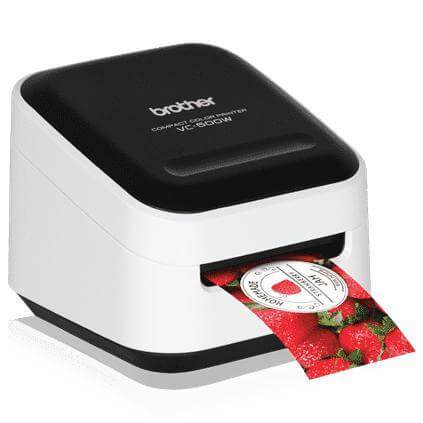 Impresora De Etiquetas Full Color Brother Vc-500W - Wifi