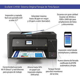 Impresora Epson EcoTank L14150 Multifuncional Inalámbrica 4 en 1 - Imprime hasta 13" x 19" - Rendimiento de 7,500 páginas en Negro y 6,000 a Color