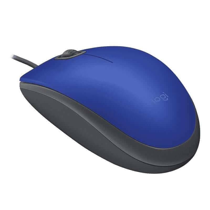 Mouse (Raton) Logitech M110 Silent-Azul | Cable USB