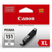 Tinta Canon CLI-151XL GY GRIS Alto Rendimiento