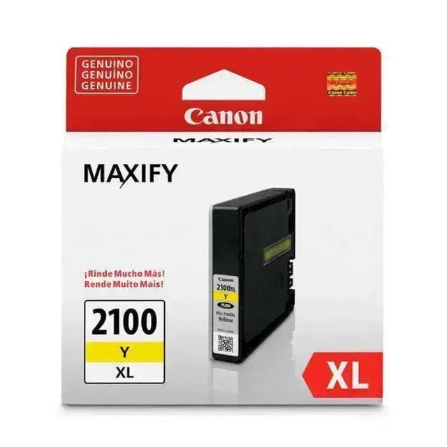 Tinta Canon PGI-2100XL Y Yellow | Para Canon MAXIFY iB4010 / iB4110 / MB5110 / MB5310 / MB5410