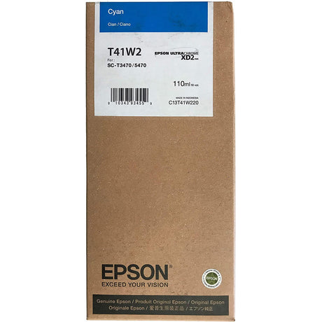 Tinta Epson T41W2 - Cyan | SureColor -T3470/3475/5470/5475/5470M