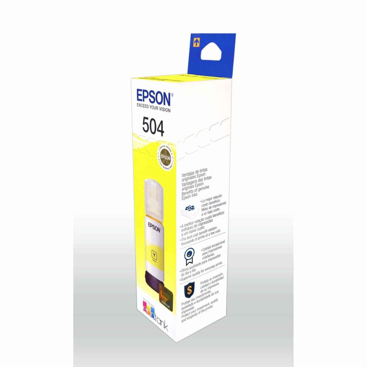 Tinta Epson T504420-AL -Yellow | Ecotank L4150/L4160/L4260/L6171/L6270/L14150