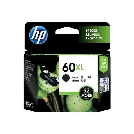 Tinta HP 60XL - Tinta color negro reemplaza 675, 703, 901
