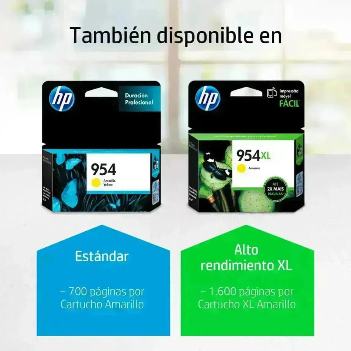 Tinta HP 954XL Amarilla - L0S68AL | OfficeJet Pro 7740 /8210/8710/8720/8740