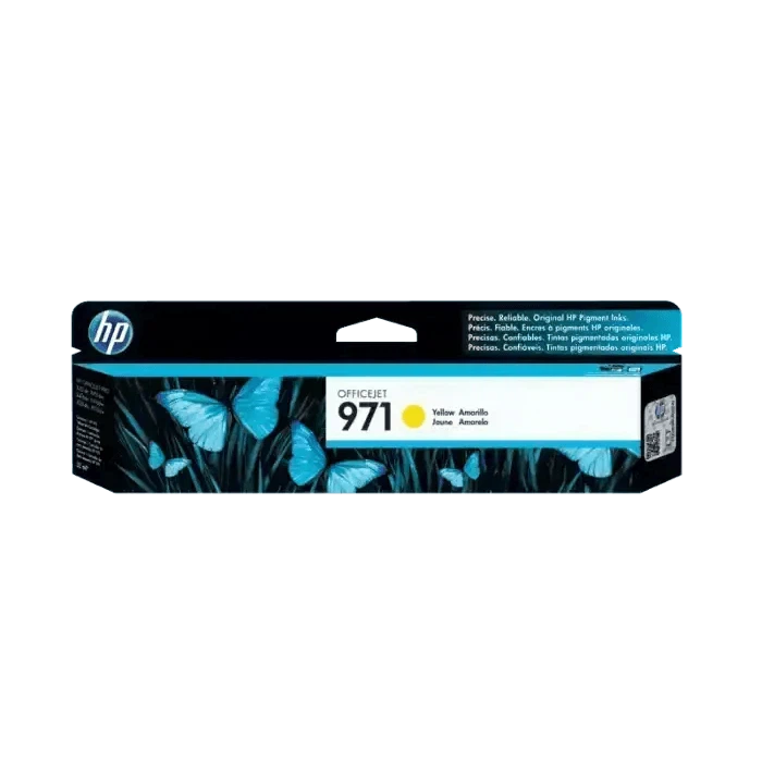 Tinta HP 971 Yellow - CN624AM | Para HP OfficeJet Pro X451 / X476