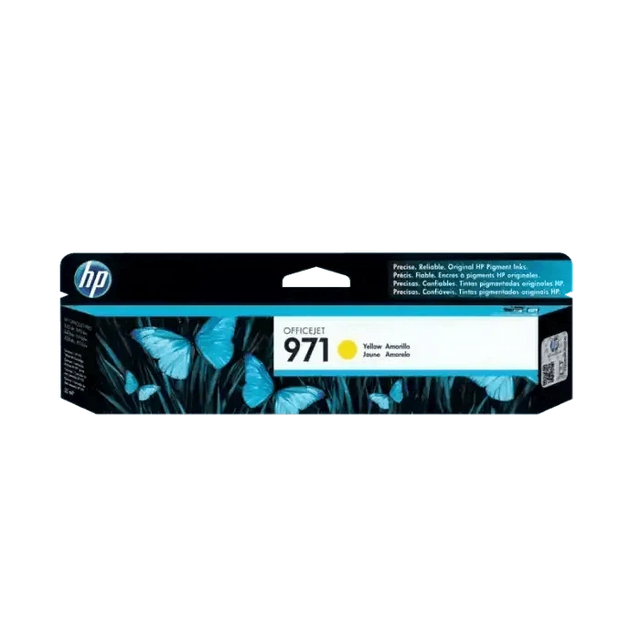 Tinta HP 971 Yellow - CN624AM | Para HP OfficeJet Pro X451 / X476