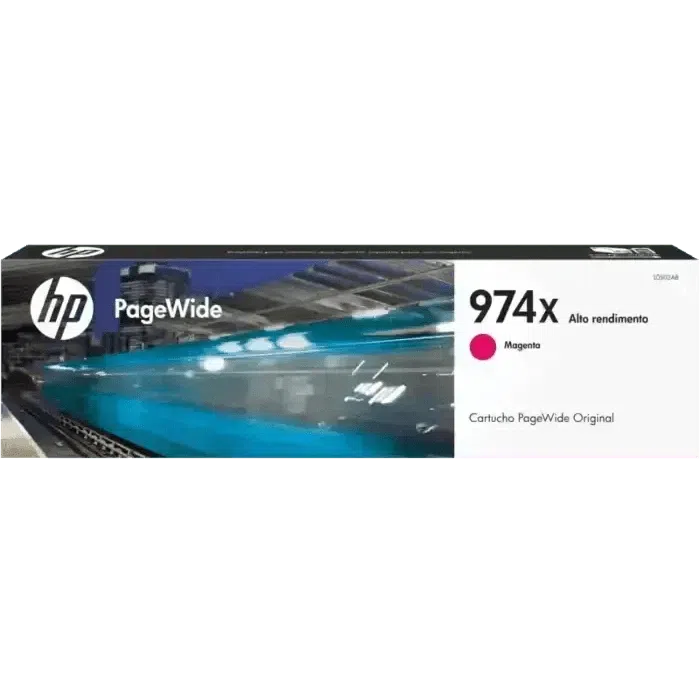 Tinta HP 974X Magenta L0S02AL | PageWide Pro 477dw/ 577dw/ 452dw 552dw