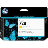Tinta Hp 728 Amarillo - 130 Ml - F9JA65A - Hp Designjet T730 T830