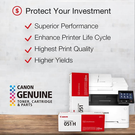Toner Canon 051 H Negro | Para imageCLASS MF269dw\n LBP162dw\n, MF267dw\n, MF264dw